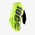 100% Мотоперчатки текстильные подростковые Brisker Youth Glove Fluo Yellow в Москве